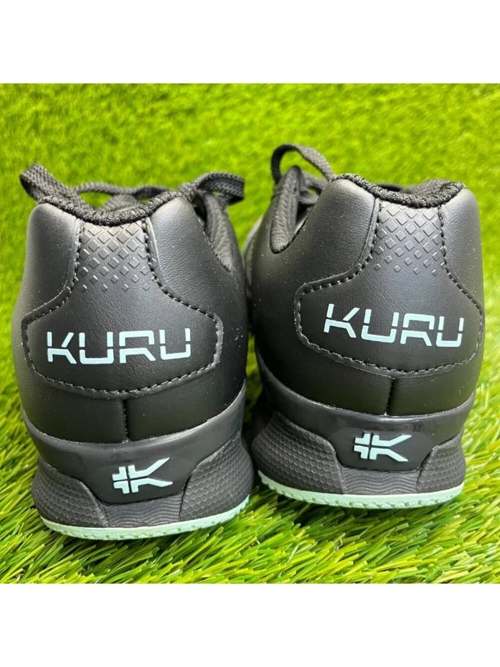 Kuru Quantum 2.0 Womens Size 8.5 Black White Athletic Running Shoes Sneakers